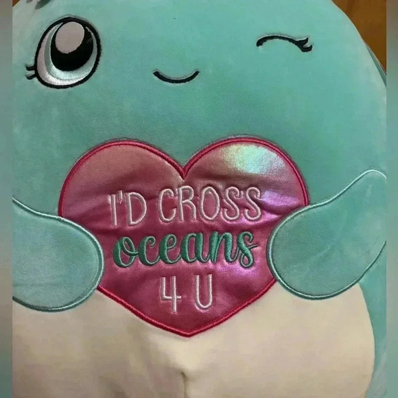 Squishmallow Olina The Octopus Valentines I’d Cross Oceans 4 U 16 inches NWT - Picture 7 of 13